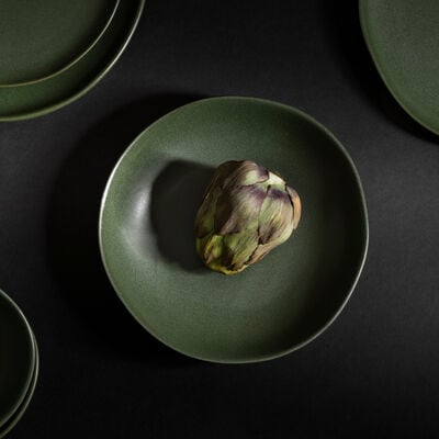 Maku syvä lautanen Ø23 cm ruskea